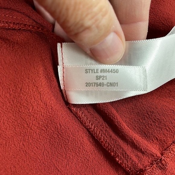 Madewell Rust Heather Long-Sleeve Button-Front Dress Size XXS - Picture 12 of 12